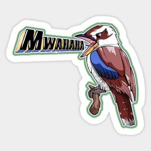 Kookaburra Laughing Sticker